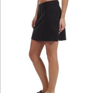 Patagonia Duway Microfiber Skort Skirt Black 10